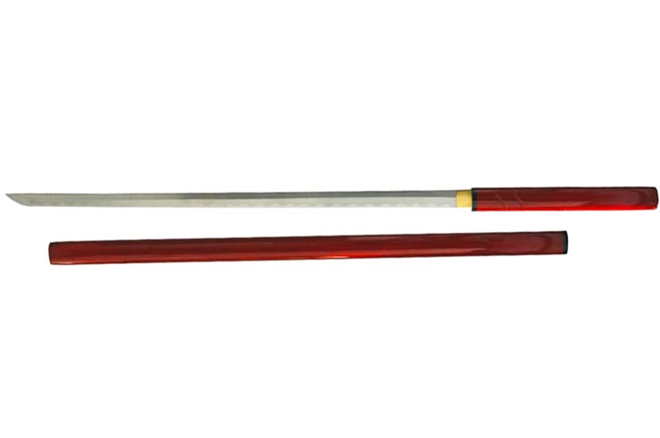 Katana Shirasaya Fudoshin, Zatoichi Maru Red - Sharped