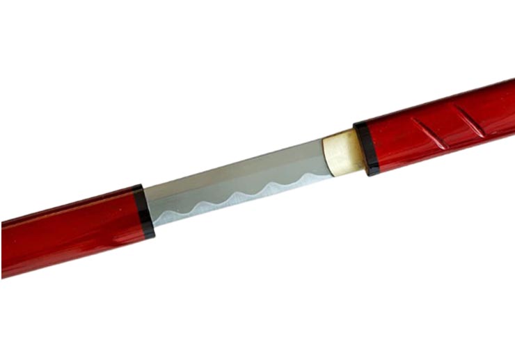 Katana Shirasaya Fudoshin, Zatoichi Maru Red - Sharped