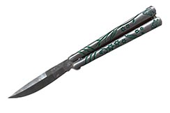 Butterfly Knife, Fairy - Metal (23cm)