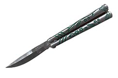 Cuchillo Mariposa, Hada - Metal (23cm)
