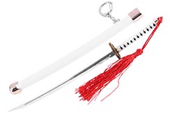 Mini Decorative Katana & Letter Opener - Steel, Silver Blade