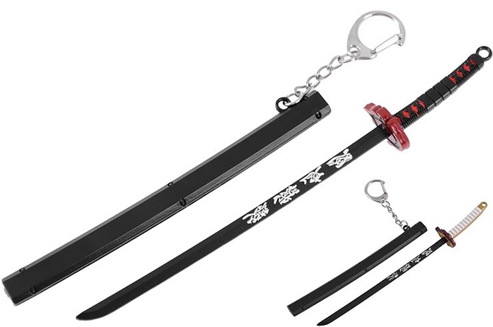 Porta-chaves e abridor de cartas Demon Slayer Flame Katana
