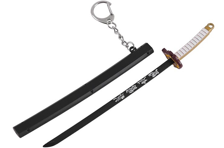 Porta-chaves e abridor de cartas Demon Slayer Flame Katana