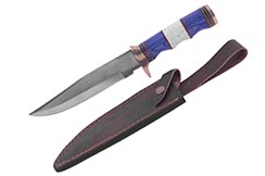Adaga de Caça Grande, Tricolor (32cm)