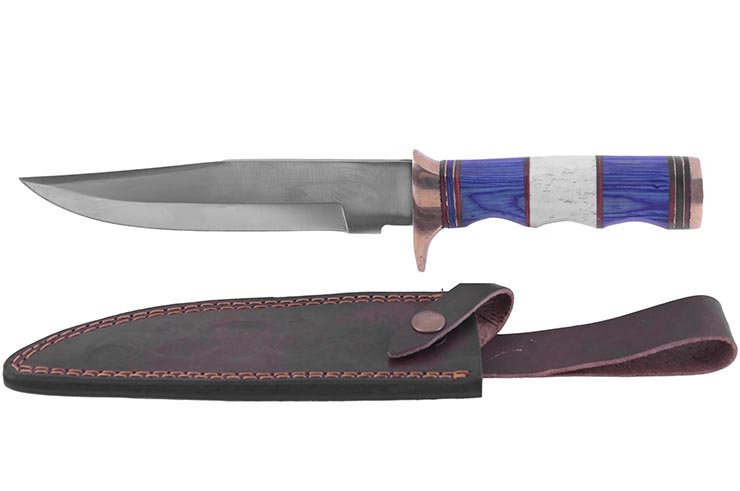 Adaga de Caça Grande, Tricolor (32cm)