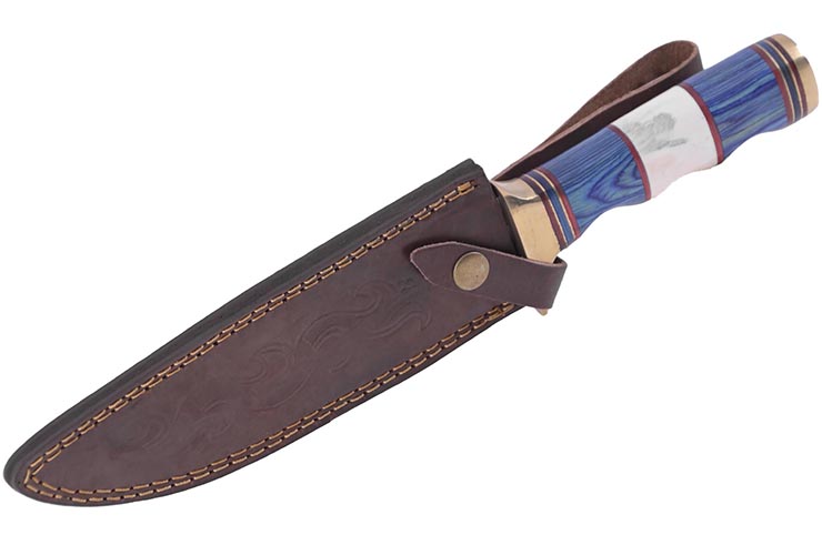 Adaga de Caça Grande, Tricolor (32cm)