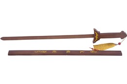 Espada com bainha, Iniciação - Madeira Natural