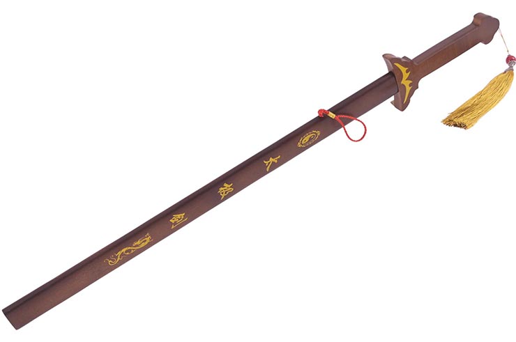Sword with scabbard, Initiation - Natural wood