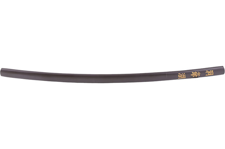 Katana Shirasaya de Madeira Escura - Reta e Sem Guarda