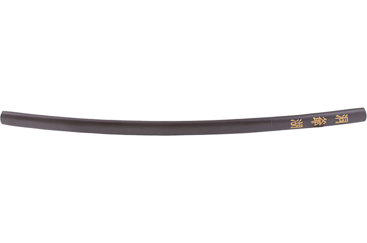 Dark Wood Shirasaya katana - Straight & without guard