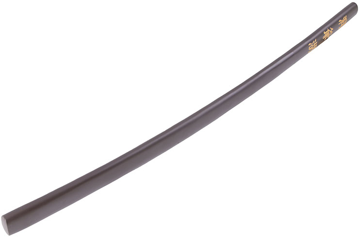 Dark Wood Shirasaya katana - Straight & without guard