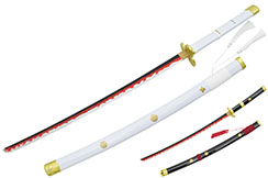 Katana avec lame en Bois, Enma Black - Zoro, One Piece