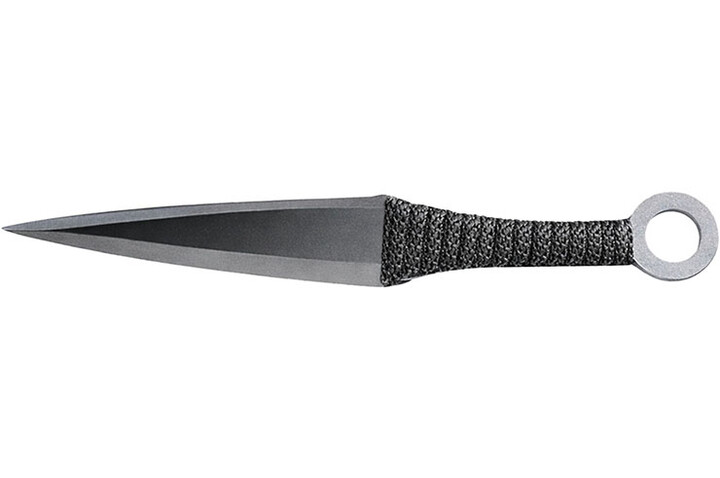 Par Kunai Fei Biao Acero Plata, Mango trenzado