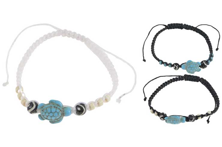 Bracelet Thaïlandais - Tortue bleue