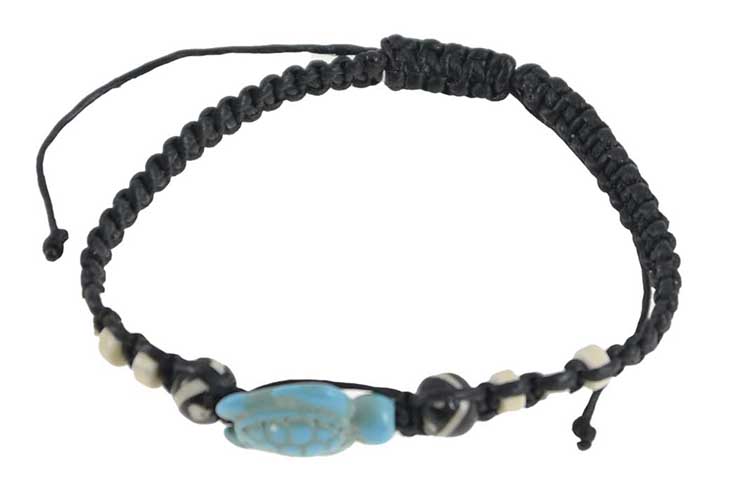 Bracelet Thaïlandais - Tortue bleue