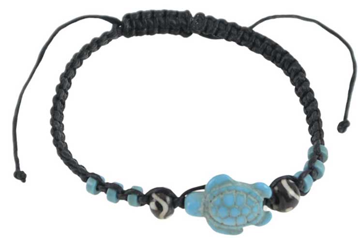 Bracelet Thaïlandais - Tortue bleue