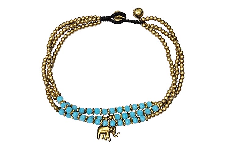 Tornozeleira Tradicional Tailandesa, Elefante Dourado
