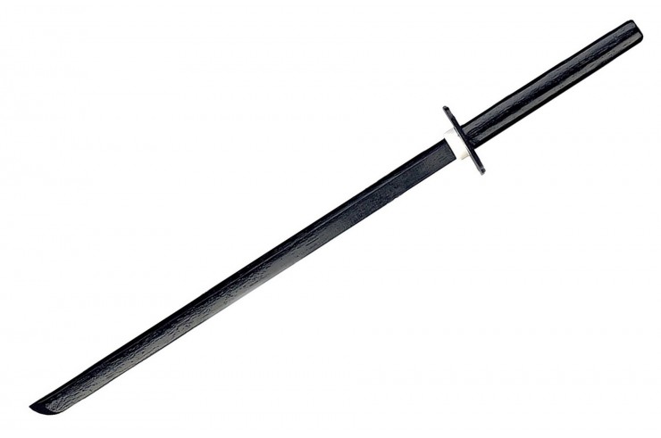 Katana Recto para entrenamiento, Ninja - Madera negra