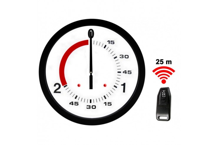 Wall timer, French boxing, With wireless control - Ø600mm, NineStars