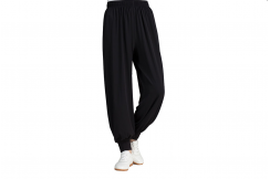 Pantalon Kung-fu, Tai Chi - Elastiques chevilles larges