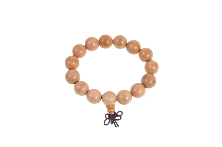 Pulsera Budista, Estilo Tibetano - Madera 14 mm