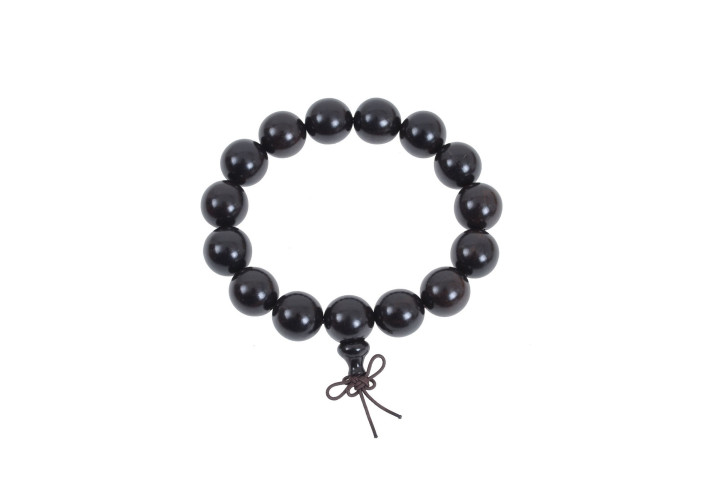 Bracelet Bouddhiste, Style Tibétain - Bois 14 mm