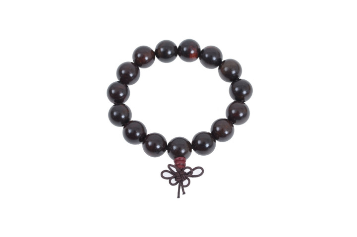 Pulsera Budista, Estilo Tibetano - Madera 14 mm