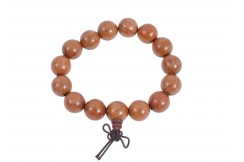 Pulsera Budista, Estilo Tibetano - Madera 14 mm