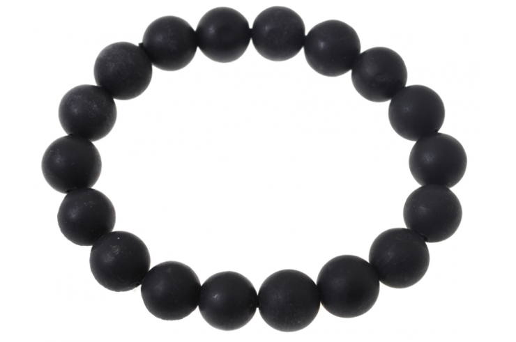 Bracelet Obsidienne, Longue Vie - Pierre 7 mm