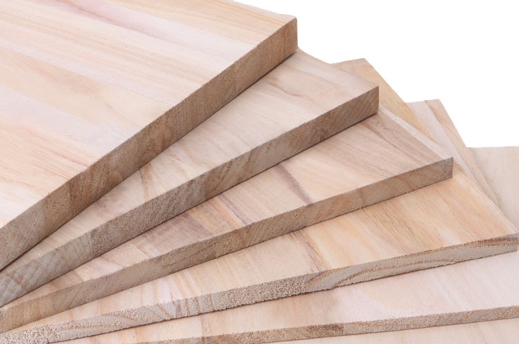Set of 5 broken boards, white pine wood, 9-15-20 mm