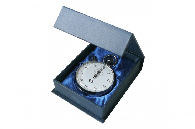 Chronomètre avec remontoir, Bloqueur - Mécanique, IHM