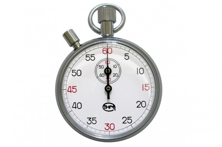 Chronomètre avec remontoir, Bloqueur - Mécanique, IHM