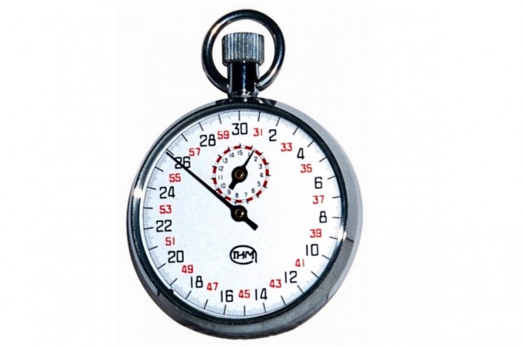 Chronomètre avec remontoir, Sans bloqueur - Mécanique, IHM