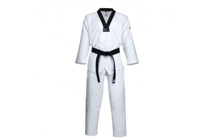 Dobok Competition WTF, Black Collar - ADIFIGHTER III, Adidas