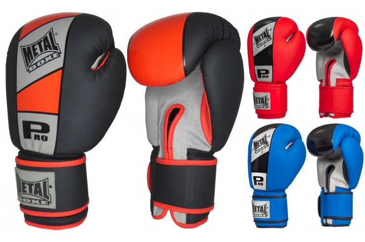 Boxing Gloves, Pro Competition - MB222, Metal Boxe