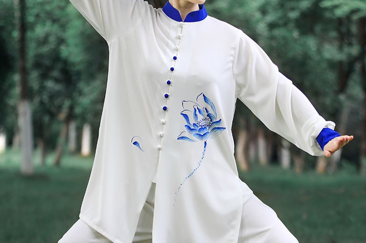 Tenue Taiji Bleu dégradé, 160-170
