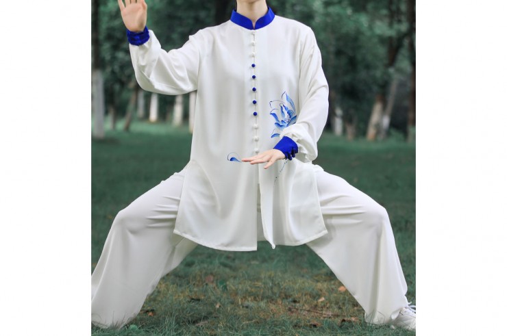 Tenue Taiji Bleu dégradé, 160-170