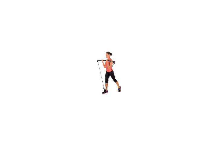 Gymbar, Barre à squats - Elastique de résistance, Sveltus