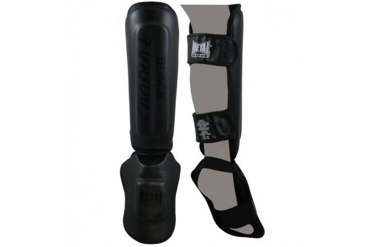 Espinilleras y Protector Pies, Furious - PR213, Metal Boxe