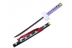 Mini Katana Kikoku, Trafalgar Law, Trenzado Morado - One Piece
