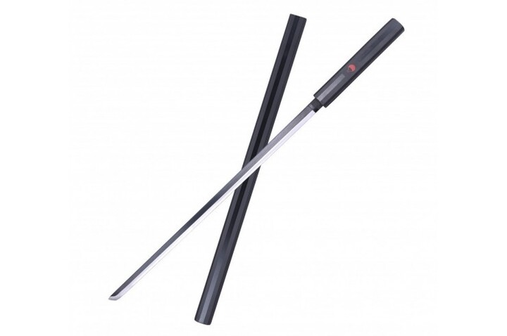 Katana Shirasaya Negra com Lâmina de Madeira, Sasuke Uchiha - Naruto