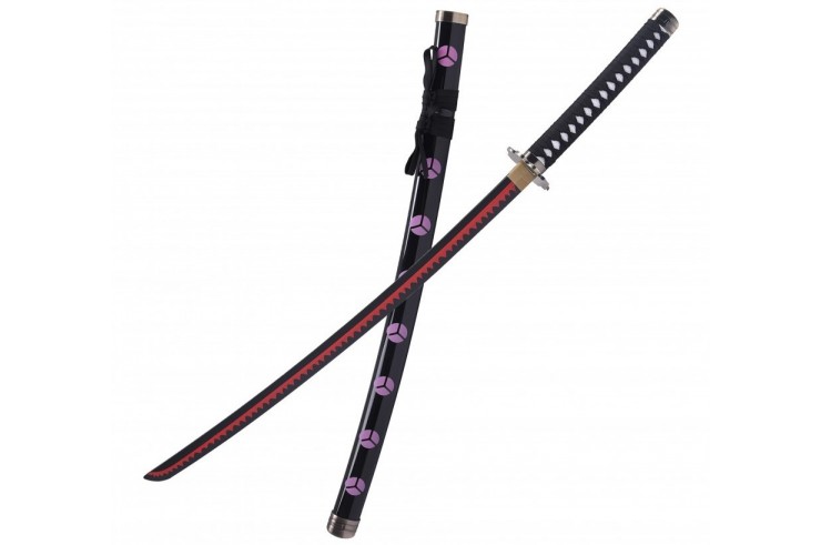 Katana avec lame en bois Shusui, l'Eau Automnale, Zoro - One Piece