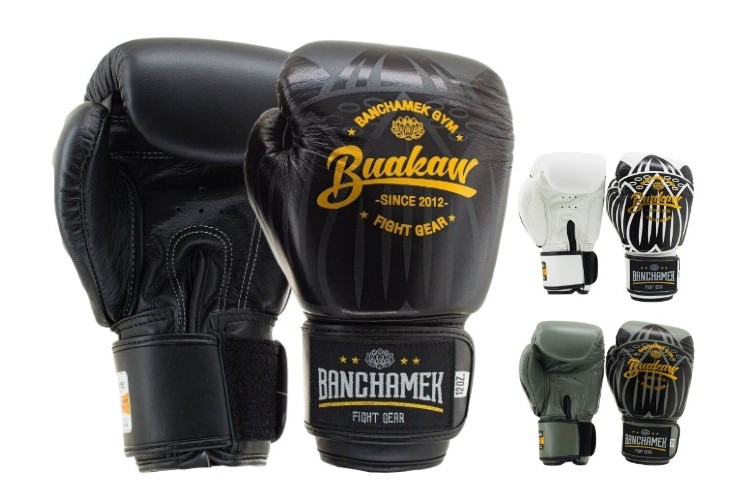 Muay Thai Gloves, Leather - Buakaw, Booster