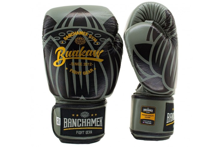 Muay Thai Gloves, Leather - Buakaw, Booster