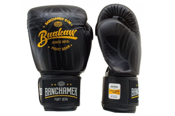 Muay Thai Gloves, Leather - Buakaw, Booster