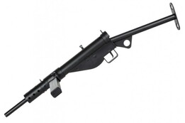 Submetralhadora britânica, metal - Réplica da Sten MK.II