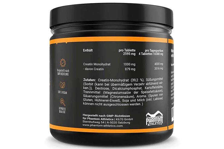 Food Supplement, Vegan - Creatine, Phantom Athletics