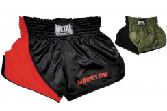 Pantalones cortos Kick & Thaï, Warrior - MBTEX112, Metal Boxe