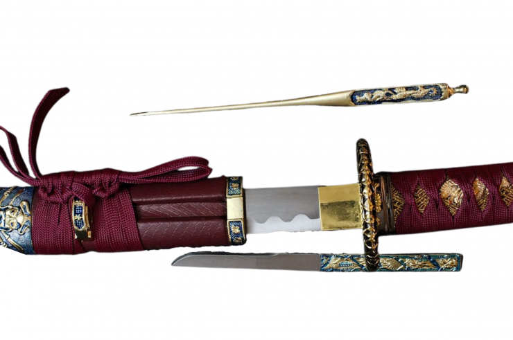 Sublimated Samurai Katana - Kabuto, Unsharpened