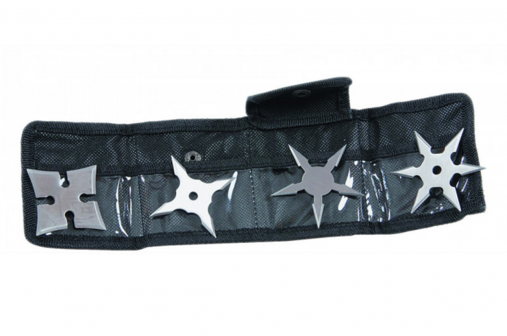 Estrelas Ninja Shuriken, Aço Aço inoxidável - lote de 4